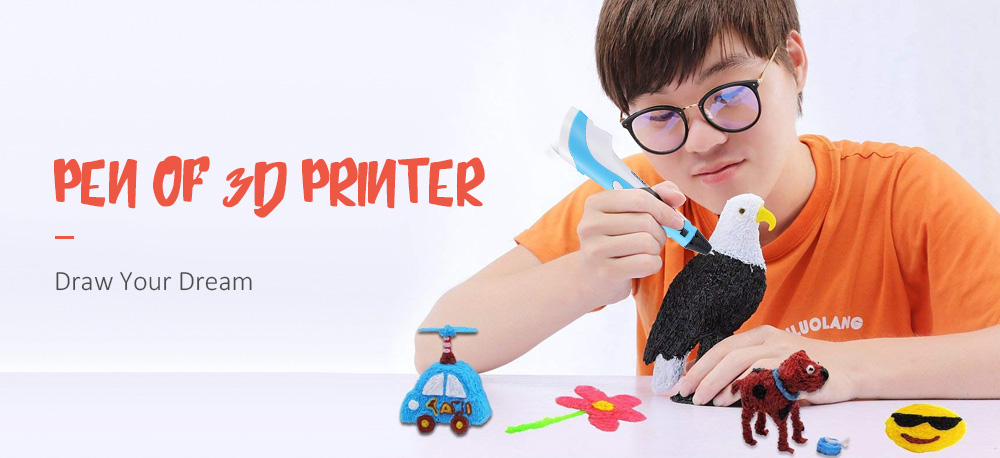 V2S 3D Printer Printing Pen  - Blue Ivy