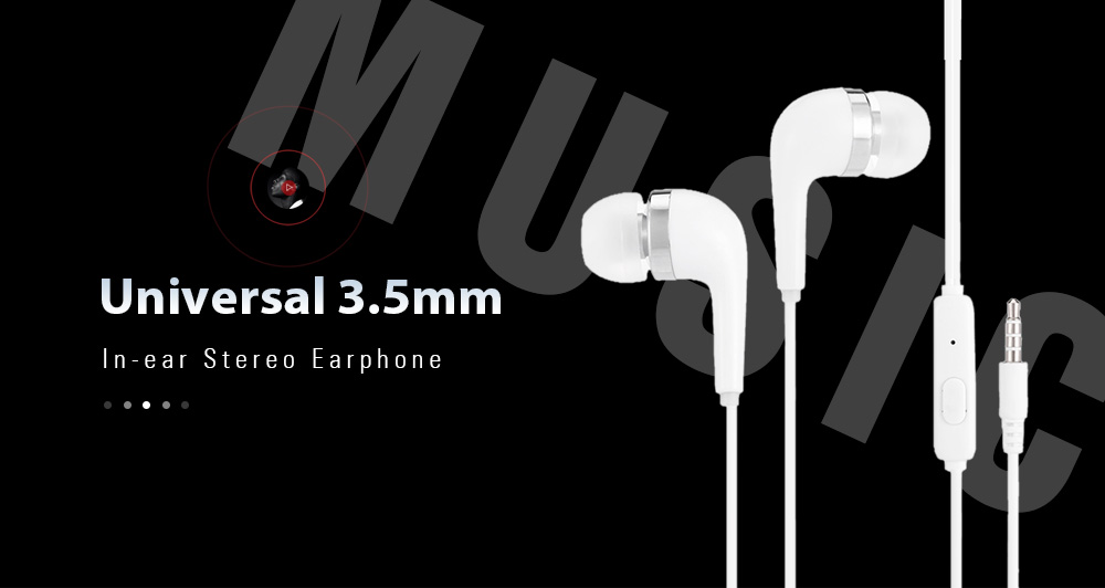 A26 High Performance Earphones with Mic for Hands Free Call / Volume Control Remote