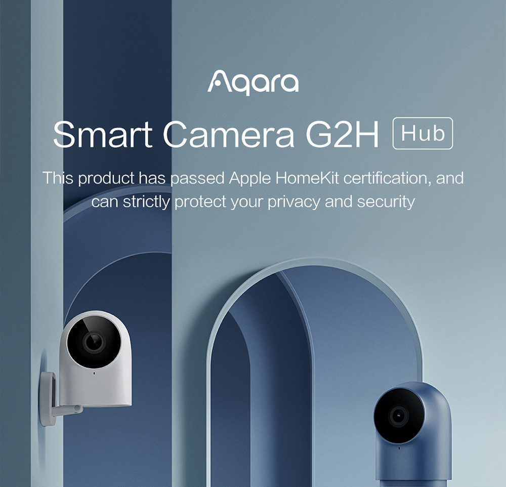 Aqara G2H Smart Camera 1080P Gateway Edition Zigbee Linkage Smart Devices IP Wifi Wireless Cloud Home Security - White