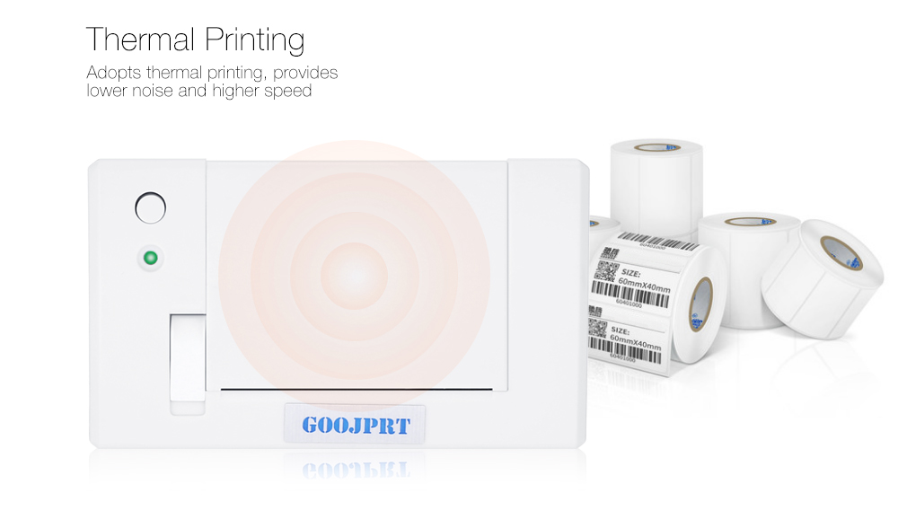 GOOJPRT QR701 Miniu00a058mm Embedded Receipt Thermal Printer TTL